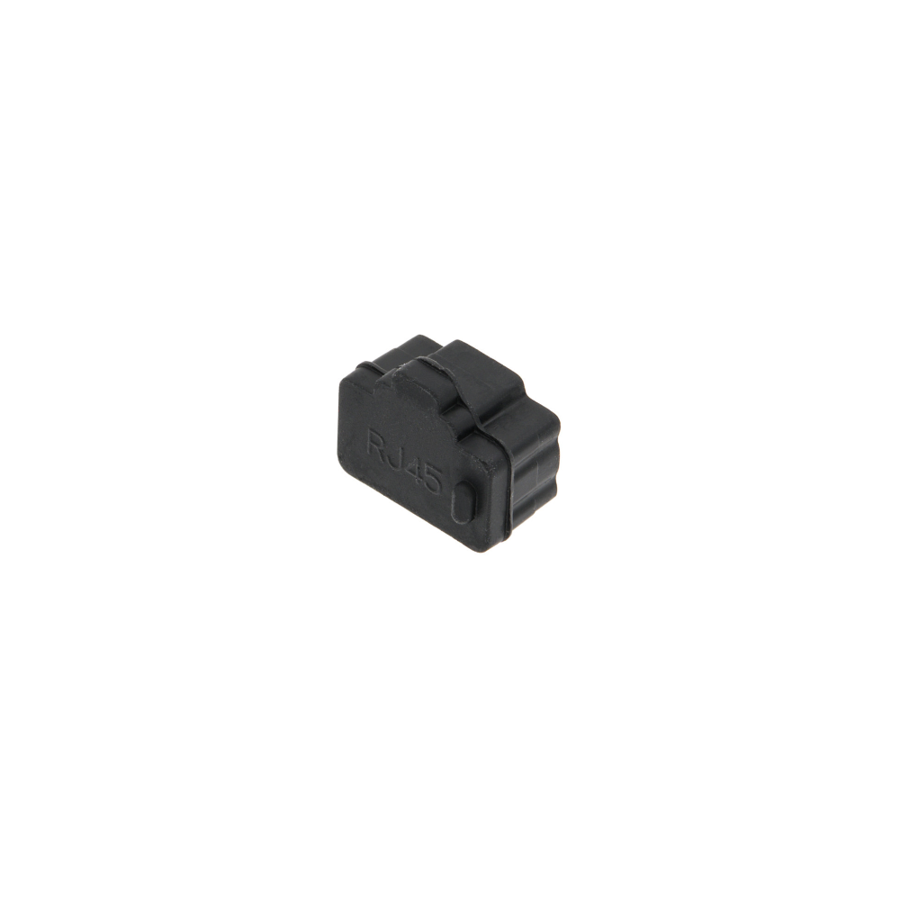 CAPOTA SILICONE P/ FICHAS RJ45 PRETA