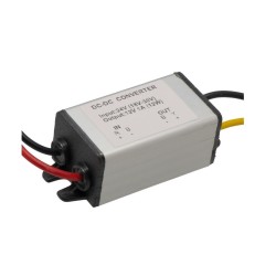 CONVERSOR DC/DC 24VDC-12VDC 1A
