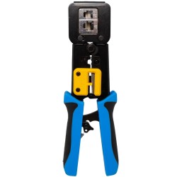 ALICATE P/ CRAVAR FICHAS RJ45 PASSANTES
