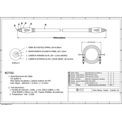 CABO OPTICO TOSLINK MACHO-MACHO 5MT