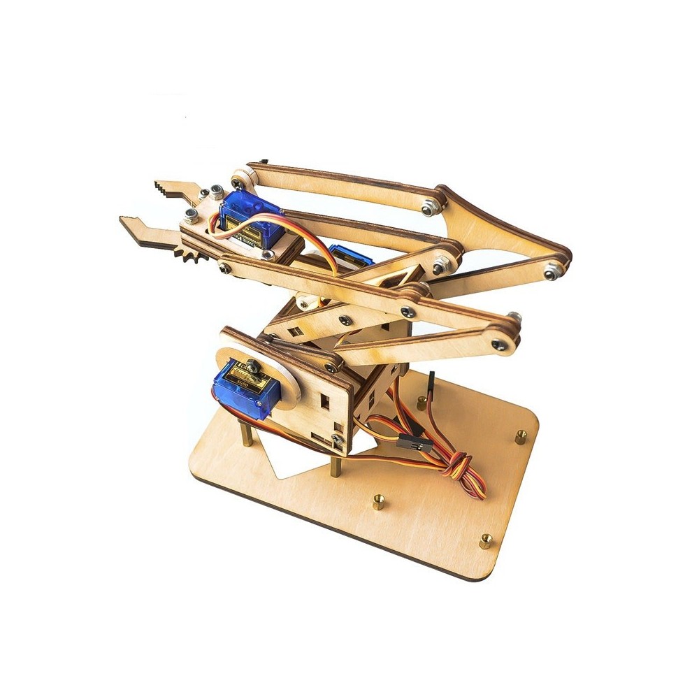 KIT BRACO ROBOTICO C/ 4 MOTORES SG90