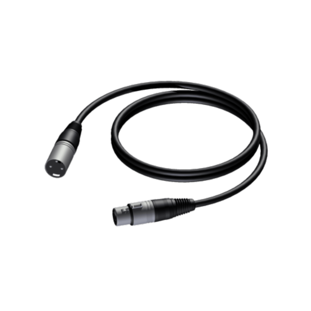 CABO AUDIO XLR FEMEA / XLR MACHO 5MTS BASIC PROCAB
