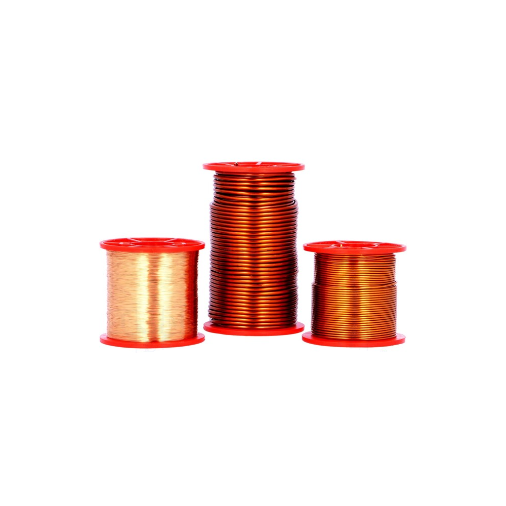 ROLO FIO COBRE ESMALTADO DUPLA CAMADA 0,8mm X 1KG