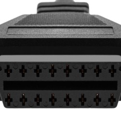 CABO DIAGNOSTICO AUTO OBDII 16P FEMEA P/ CLIPES