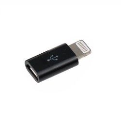 ADAPTADOR MICRO USB FEMEA / LIGHTNING MACHO