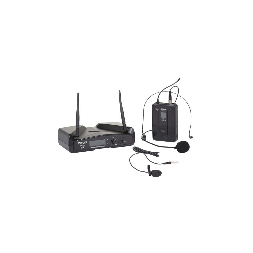 EIKON WM300H SISTEMA MICRO S/ FIOS HEADSET+LAPELA