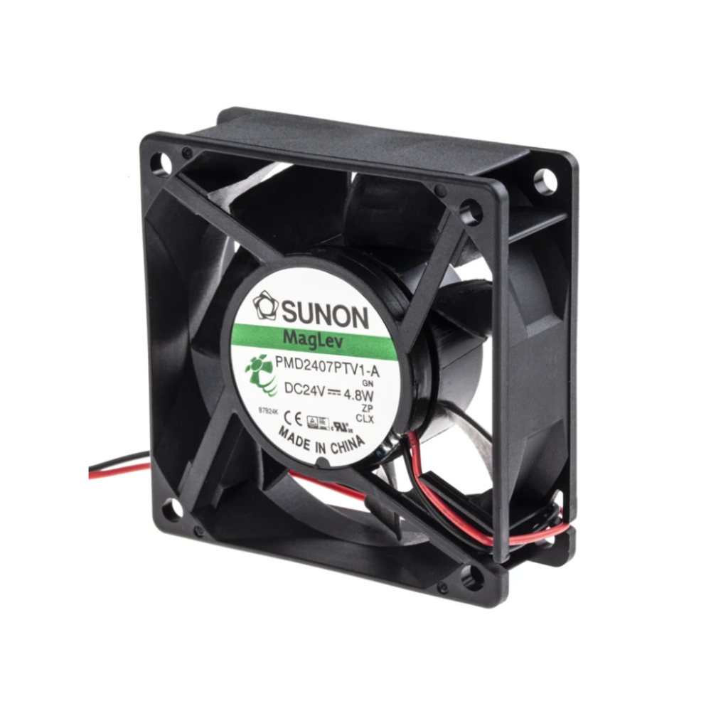 VENTILADOR 24VDC 70X70X25MM 4,6W 190mA 5100RPM SUNON