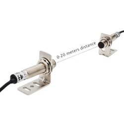 SENSOR LASER M12 NPN M12JG-30N1 20MT IP67