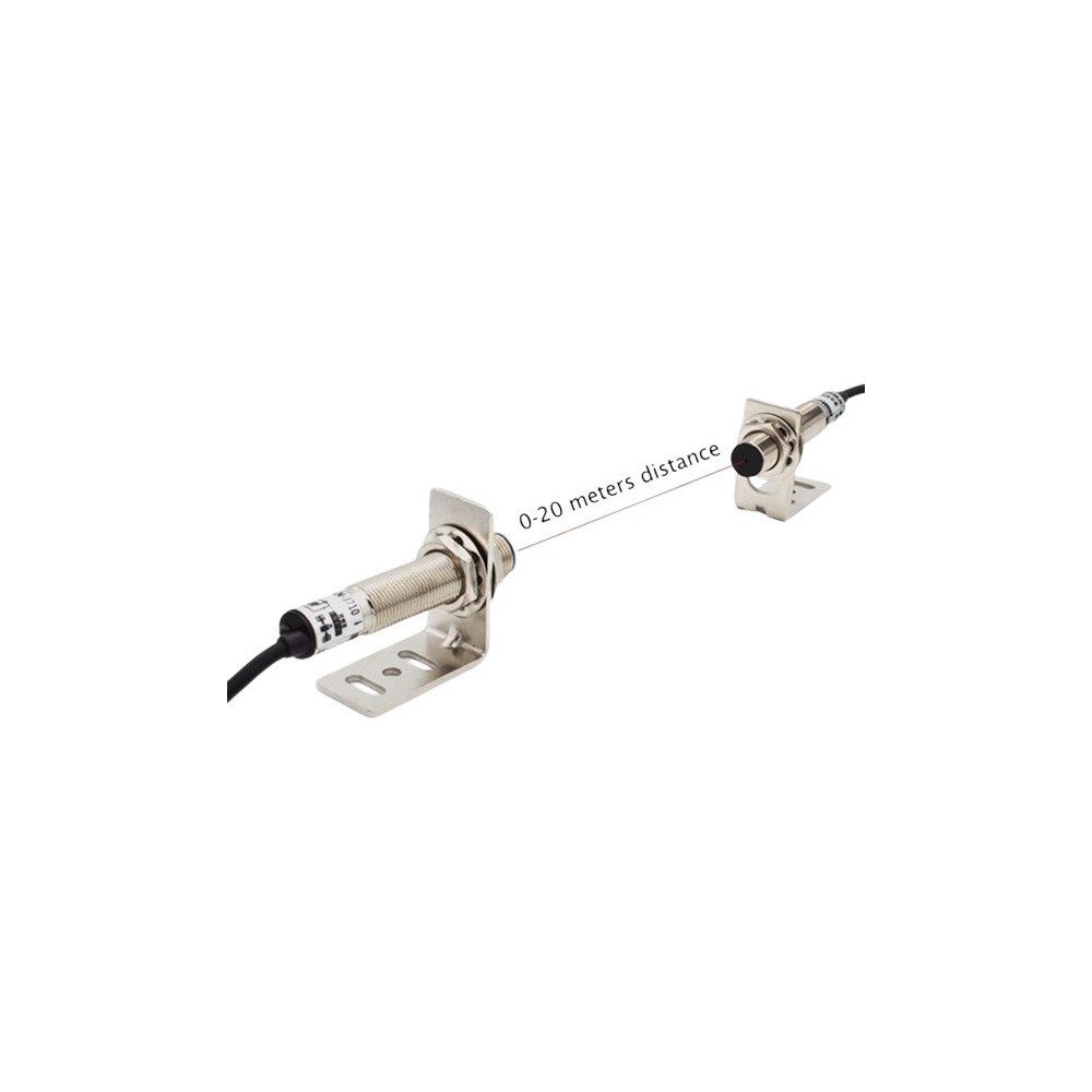 SENSOR LASER M12 NPN M12JG-30N1 20MT IP67