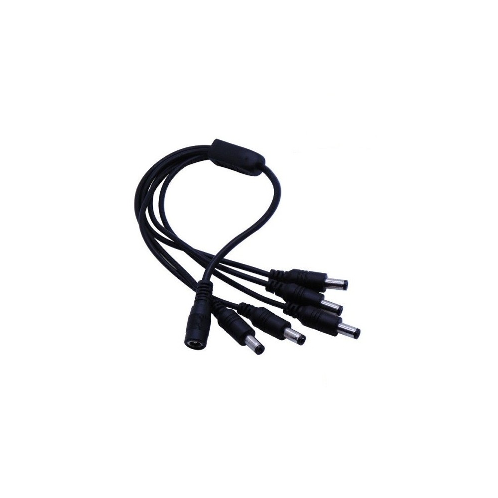 CABO 1 FICHA DC FEMEA / 5 FICHAS DC MACHO 5.5X2.1mm