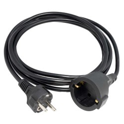 EXTENSAO CORRENTE SCHUKO MACHO/FEMEA 2MTS