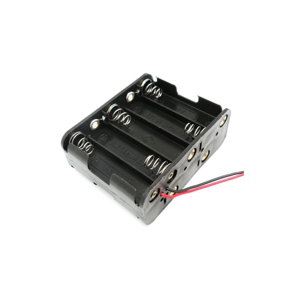 SUPORTE PARA 10 PILHAS LR6 (AA)
