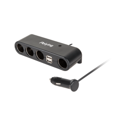ADAPTADOR ISQUEIRO 1 MACHO / 4 FEMEAS + USB