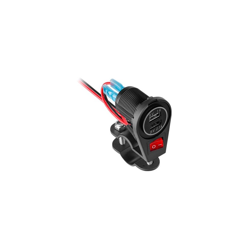 FICHA 2 X USB PARA MOTO 3.1A