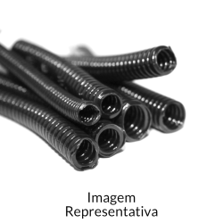 TUBO FLEXIVEL 22MM ABERTO PRETO (METRO)