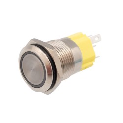 INTERRUPTOR INVIOLAVEL SPDT Ø16mm COM LUZ VERDE