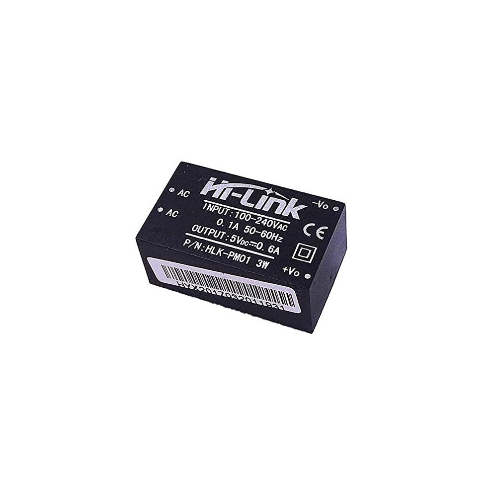 MODULO POWER STEP-DOWN 220VAC IN 5V OUT 0.6A HLK-PM01