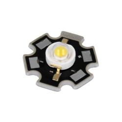 LED DE POTENCIA 3000K 1W PCB FORMA ESTRELA