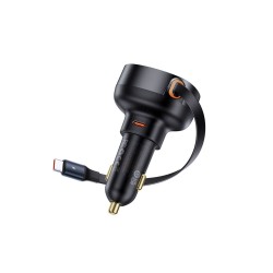 CARREGADOR ISQUEIRO 12/24V 60W 2xUSB-C
