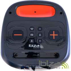 IBIZA CUBE180 COLUNA AMPLIFICADA 6.5" USB/SD/AUX/BT