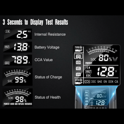 TESTADOR DIGITAL BATERIAS 12V / 24V