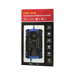 CARREGADOR DE BATERIAS 12/24V 8A LCD