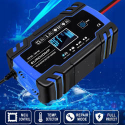 CARREGADOR DE BATERIAS 12/24V 8A LCD