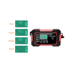 CARREGADOR BATERIAS 12V 6A