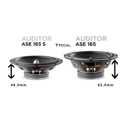 COLUNAS AUTO 2 VIAS FOCAL AUDITOR ASE-165 SLIM