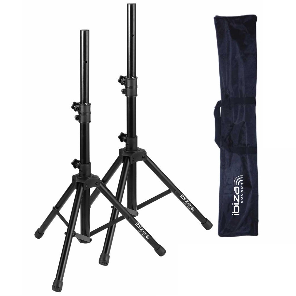 PAR DE SUPORTES PARA COLUNAS + BOLSA 1.80M 30KG