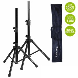 PAR DE SUPORTES PARA COLUNAS + BOLSA 1.80M 30KG
