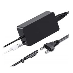 ALIMENTADOR SURFACE PRO P/ MICROSOFT 15V 4A 65W + USB
