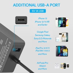 ALIMENTADOR SURFACE PRO P/ MICROSOFT 15V 4A 65W + USB