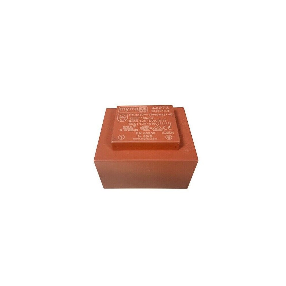 TRANSFORMADOR ENCAPSULADO 230V 2X 12V 10VA