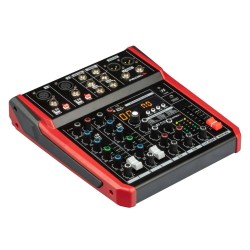 PROEL PLAYMIX6 MESA MISTURA 6CANAIS USB MP3 C/ EFEITOS / EQ.