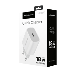 CARREGADOR USB-C COM FAST CHARGING / POWER DELIVERY Kruger&Matz