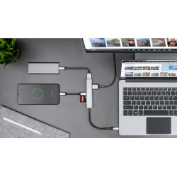 HUB USB-C PARA HDMI / USB 3.0 / SD / MICRO SD/C