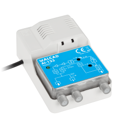 AMPLIFICADOR ANTENA CATV RP 65Mhz GANHO 24db 1ENT/1S ALCAD AI-133