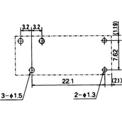 RELE ELETROMAGNETICO SPDT 12VDC 8A