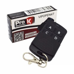 COMANDO GARAGEM UNIVERSAL 4 CANAIS 433Mhz