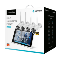 KIT 4 CAMARAS VIGILANCIA IP66 C/ LCD 10.1" WIFI TUYA