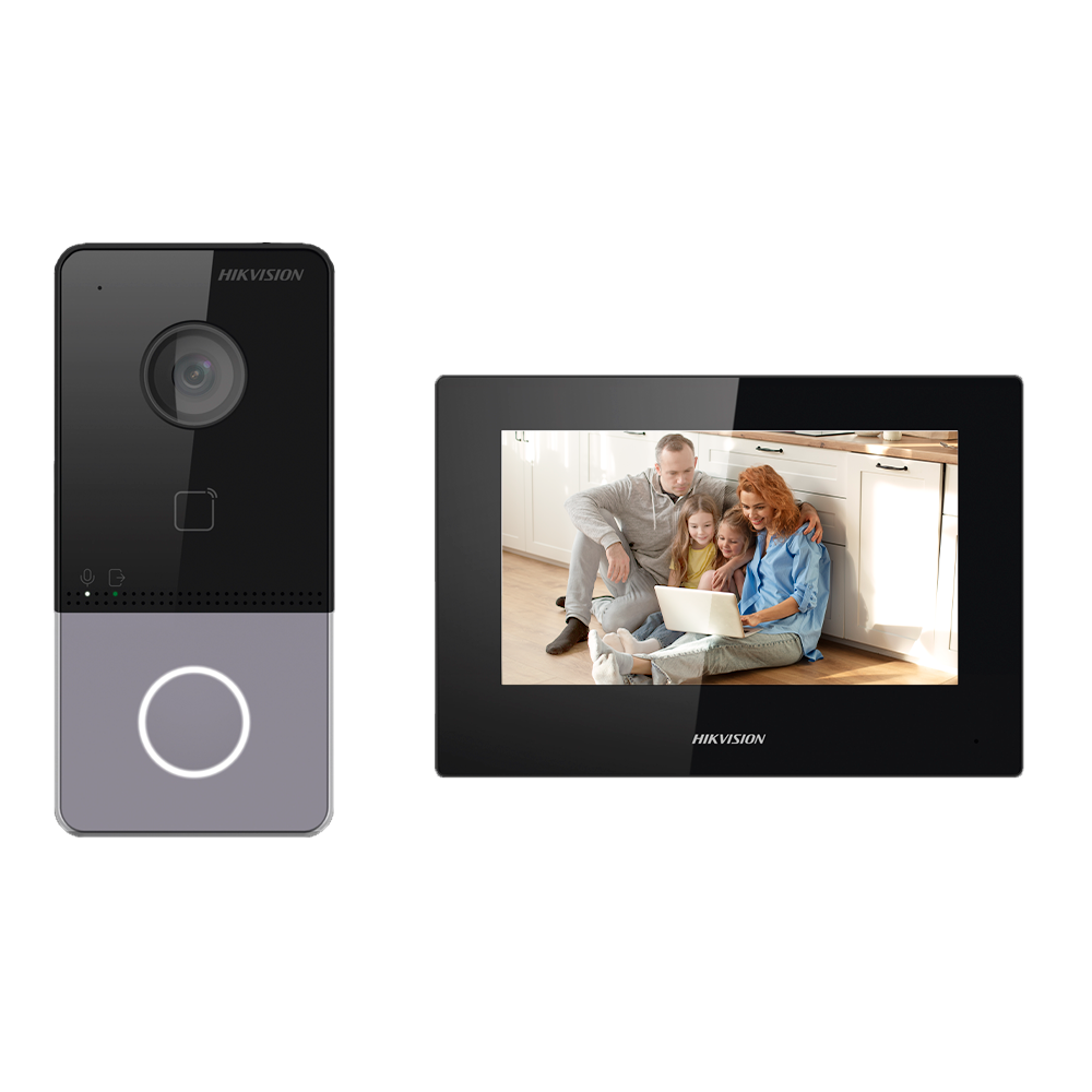 KIT VIDEO PORTEIRO IP WIFI C/ CAMERA 2MP DISPLAY 7"