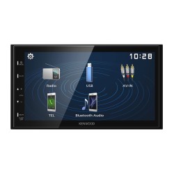 KENWOOD DMX-129BT AUTO RADIO 2 DIN 6.8" USB BLUETOOTH
