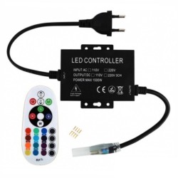 CONTROLADOR PARA FITA LED RGB C/ COMANDO 220V 100MTS