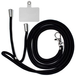 CORDAO UNIVERSAL PARA TELEMOVEL | PRETO