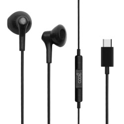 AURICULARES PRETOS STEREO TIPO-C C/ MICRO