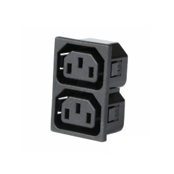 FICHA DUPLA USA FEMEA 3P PAINEL ENCAIXE