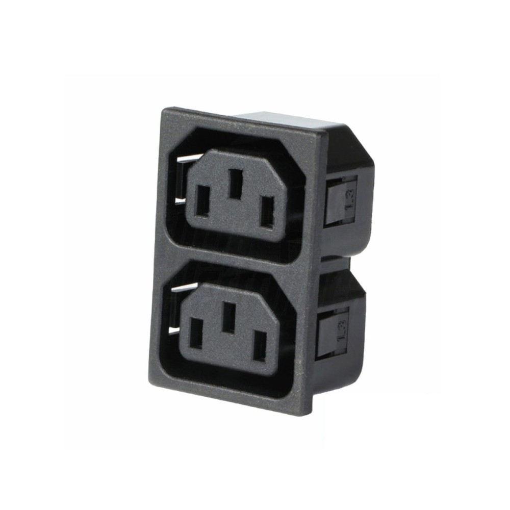 FICHA DUPLA USA FEMEA 3P PAINEL ENCAIXE