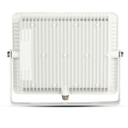 PROJETOR SLIM BRANCO SMD 100W 100-240V BRANCO QUENTE