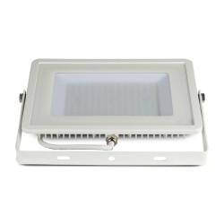 PROJETOR SLIM BRANCO SMD 100W 100-240V BRANCO QUENTE